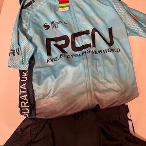2023 RCN Team Cycling Jersey Set – Men’s Breathable Summer Bike Suit  NWT / XL